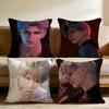 L-love and Deepspace Cushion Cover Home & Car Multi-Scene Pillow Cover - Reversible, Soft & Durable for Daily Use