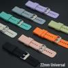 22mm Silicone Quick Release Watch Band for Huawei & Samsung - Universal Fit, High-End Flat Mouth Design