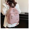 Backpack Women's Backpack Soft Leather New Casual Versatile Fashion Premium Large Capacity Commuter Shoulder Bag