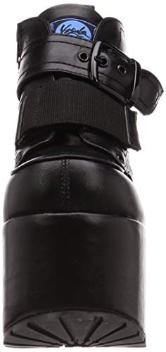 Yosuke Women's Platform Short Boots, Black, Size 24.5cm (Product Code: 2601007)