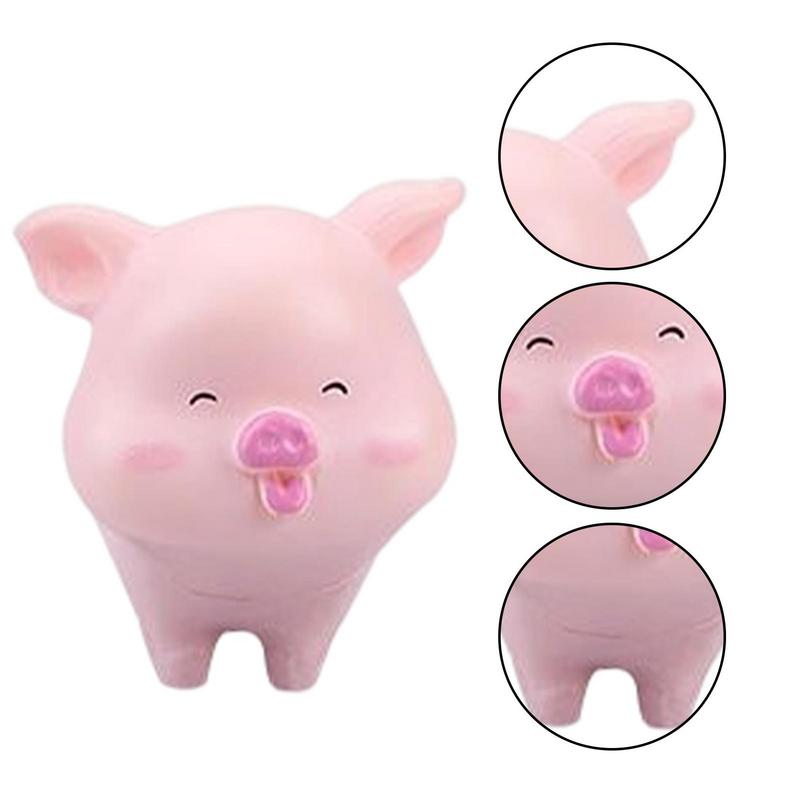 Cute Pig Car Outlet Vent Clip Cartoon Pink Animal Air Conditioning Clip Car Interior Decoration Gift For Girl