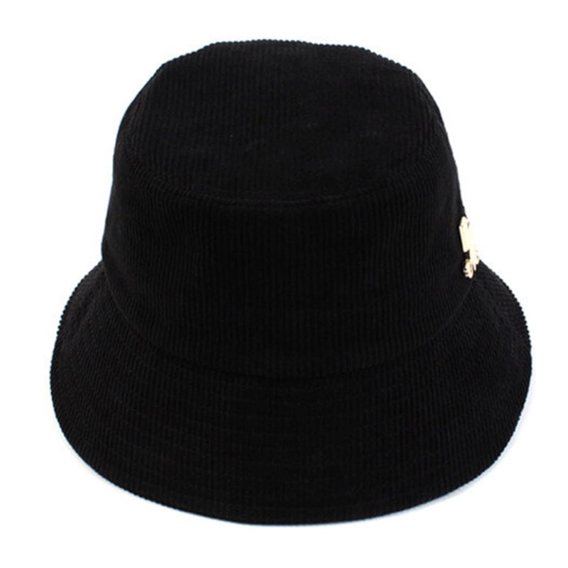 Universal Chemistry Side Thunder Black Corduroy Bucket Hat
