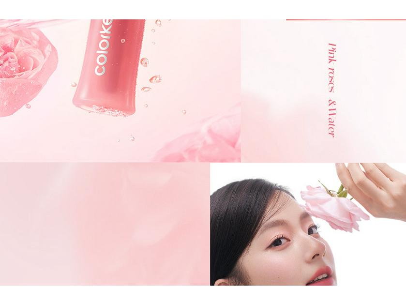 Colorkey Qixi Collection: Water Mist Lip Glaze - Non-Stick, Long-Lasting Lip Color for Women.