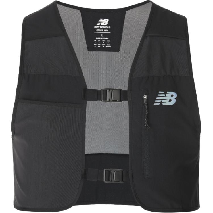 New Balance Vests Men s Black Collarless Moderate Other MV11282-BK M