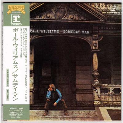 CD PAUL WILLIAMS - Someday Man (Paper Sleeve) WPCR11465 Reprise Records 2003 Japan Rock Used
