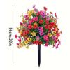 Artificial Plant Flower Artificial Trees UV Resistant For Garden Home Decor Outdoor Topiary Tree With Flower Fake Bushes UV