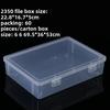 Transparent Plastic Desktop Office A3 File Box Home Building Blocks LEGO Storage Box Document Certificate Storage Container