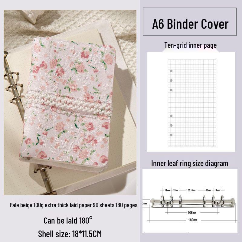 Detachable A6 Cute Loose-Leaf Literary Notebook Diary