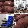 Thick Padded Patio Lounger Back Cushion For Garden Rocking Chairs And Benches