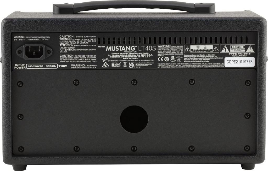 Fender Guitar Amplifier Mustang LT40S BLK