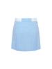 WIDEANGLE To Tech Like Punching Mix Flare Banding Culottes L_Light Blue