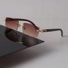 Retro kočičí oko sluneční brýle Dámské Pánské Vintage Čtvercový Malý Rám Módní Oculos Neformální Unisex Brýle