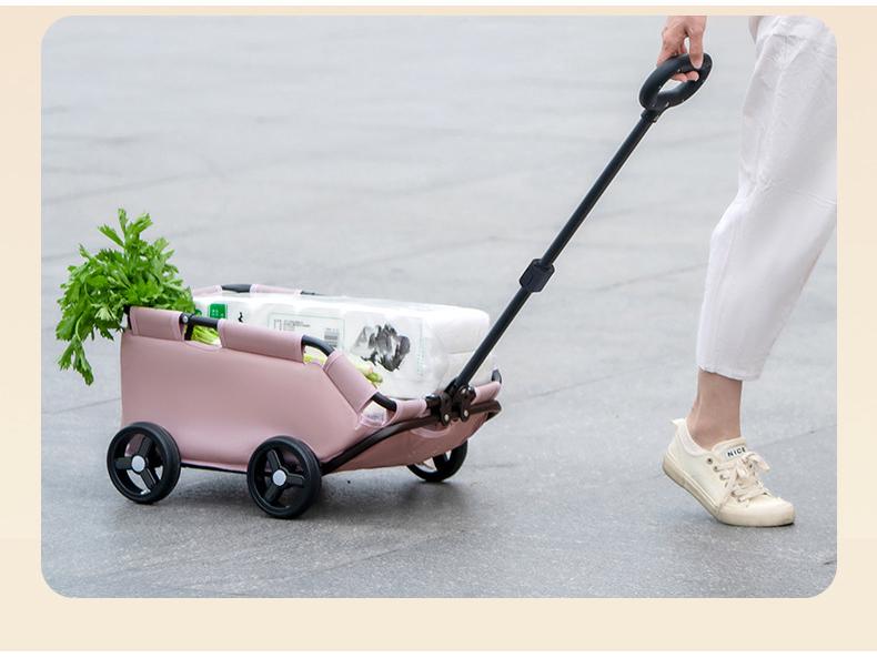 Hafif Katlanabilir Evcil Hayvan Arabası ve Kedi ve Köpekler için Oyun Evi