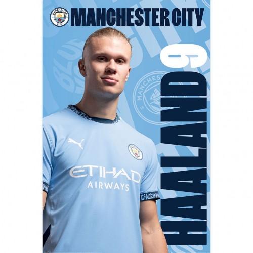 Manchester City FC Erling Haaland Poster