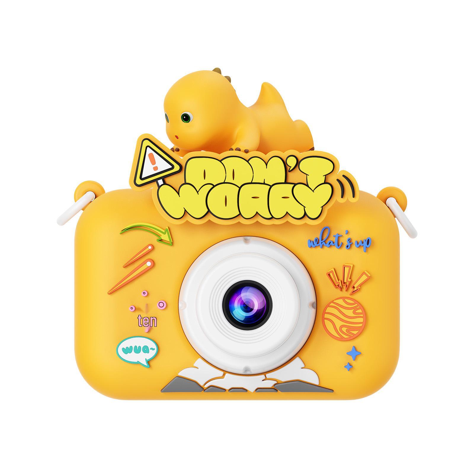 

Authentic Milk Dragon Dual Lens Mini HD Cartoon Camera for Kids