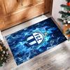 Tappeto Morbido Area Rug con Motivo Calcio FC Zürich Antiscivolo Tappeto per Pavimento Interno Tappetino Decorazione Sportiva per Camera da Letto