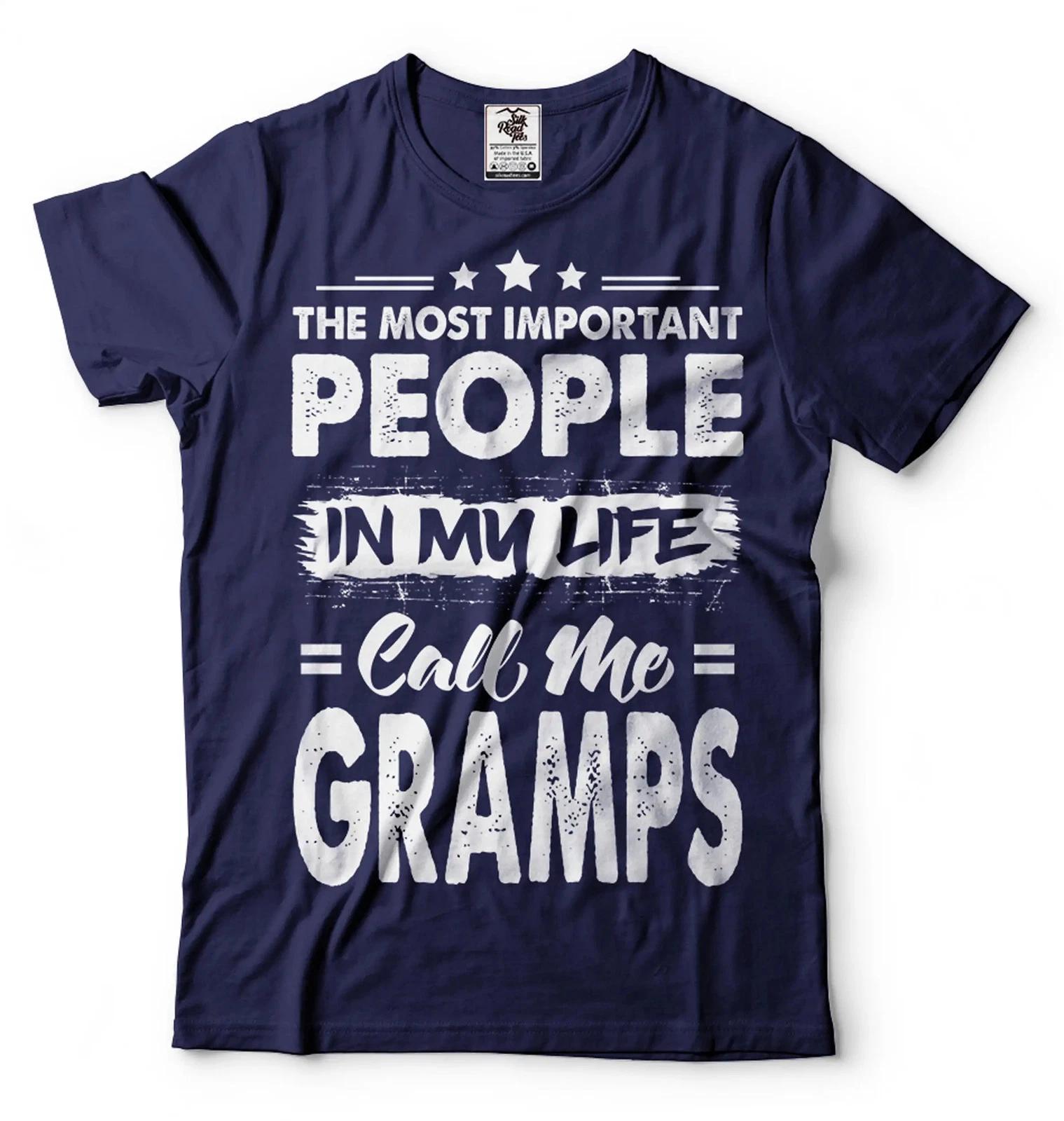 People Call Me Gramps Shirt Grandfather Shirt Grandpa Gifts Mens Grandpa Shirt XL