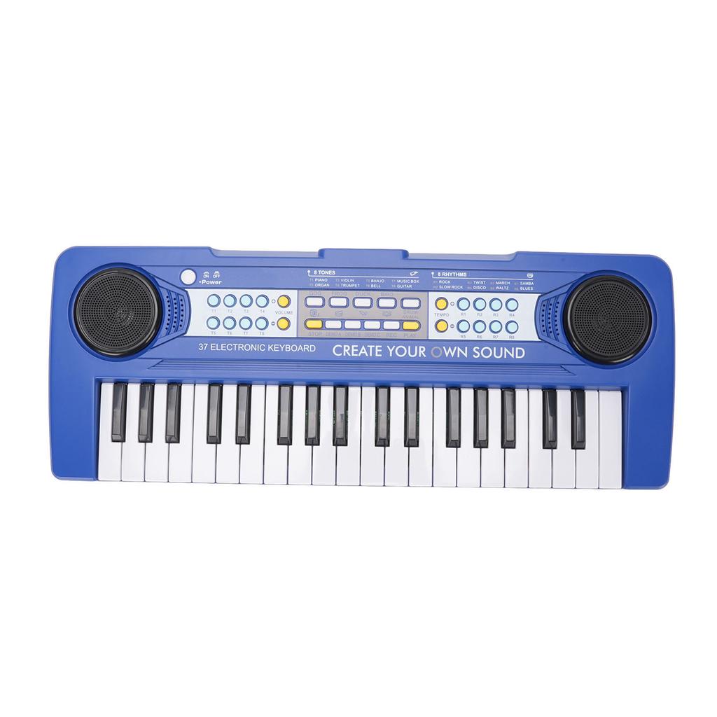 Portable Piano 37 Keys 8 Tones 8 Rhythms 6 Demo Songs Electronic Keyboard Kit for Beginner Kids