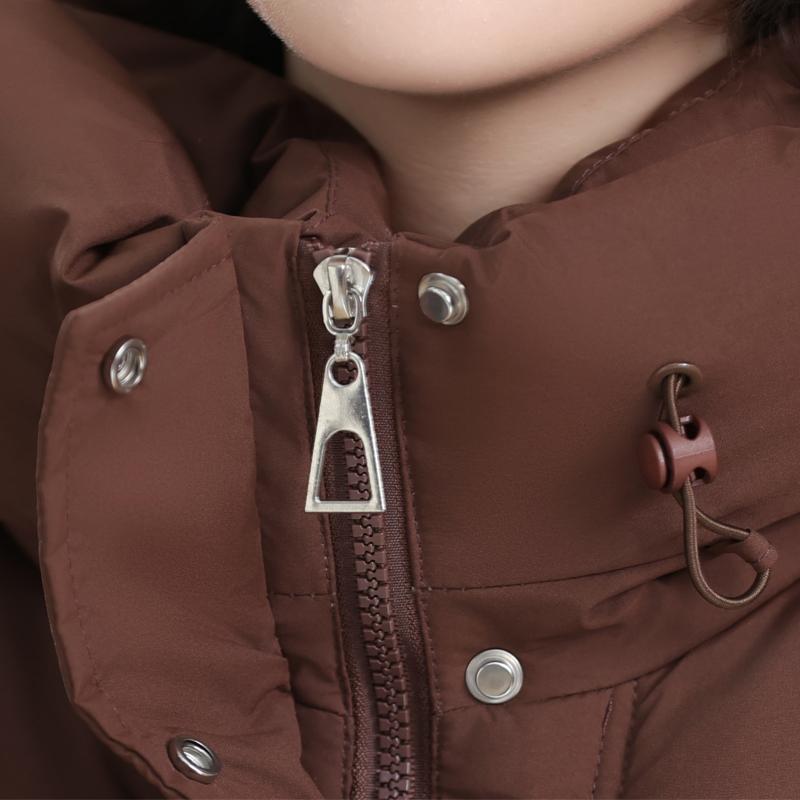 Plus Size XL-5XL Middle Age Women Long Coats Winter Parkas Hooded Thick Warm Elegant Women's Jackets