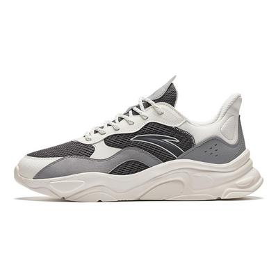 Little Millennium Shock Absorbing Non-Slip Low-Top Casual Shoes Men Casual Shoes Gray White 912348826-11