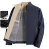 Men's Executive Jacket Stand-up Collar Spring and Autumn New Casual Middle-aged Dad Business Jacket Men's Long Sleeves