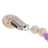 Nipple Holder Beaded Wooden Baby Pacifier Clip Chain Nipple Leash Strap Pacifier Clips Soother Chain