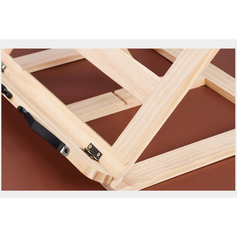 Wood Grain Reading Stand Children's Bookshelf Learning Notebook Support Stand Reading Rack Notebook Artifact Anti-myopia Book