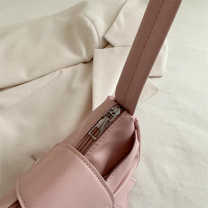 2024 Women's Trendy French Pleated Bag - Versatile Korean Style Niche Square Shoulder Bag