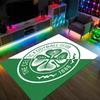 Dywan Kryształowy Aksamitny z Wzorem Celtic FC Przytulny Nie?Antypoślizgowy Dywan Wzorzysty Do Sypialni Salonu Przedpokoju