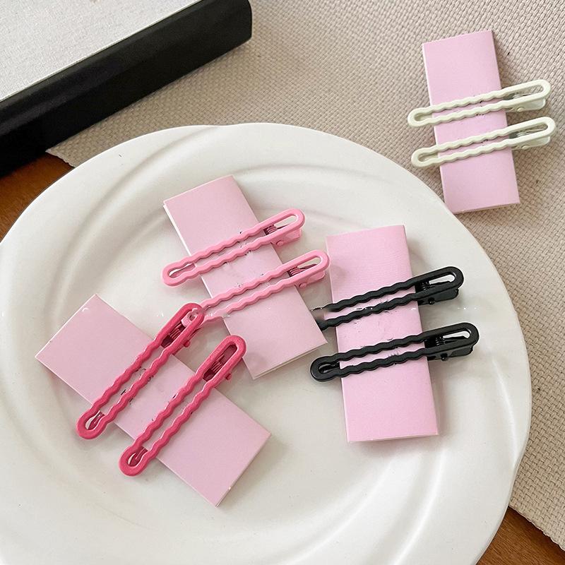 Pinces à cheveux bec de canard à vagues fines colorées, pinces à cheveux BB, pinces latérales pour filles, femmes, enfants, accessoires pour cheveux, décoration, cadeau