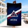 Avalanche Team Spirit Beach Towel, Super Soft Microfiber, Perfect Gift for Her/Him, Birthday, for Pool, Beach, Travel, Decor Beach Party