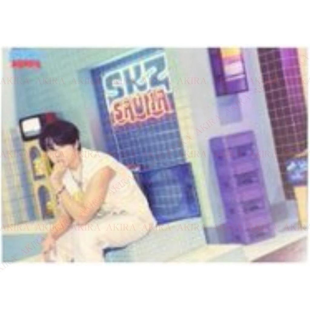 Stray Kids JYP JAPONYA POPUP MAĞAZASI 2025 SKZ SAUNA FOTOĞRAF KARTI ANAHTARLIK ROZET