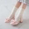 Summer girls sandals medium and older children Lolita little girls bag head Lolita high heel princess shoes children princess shoes
