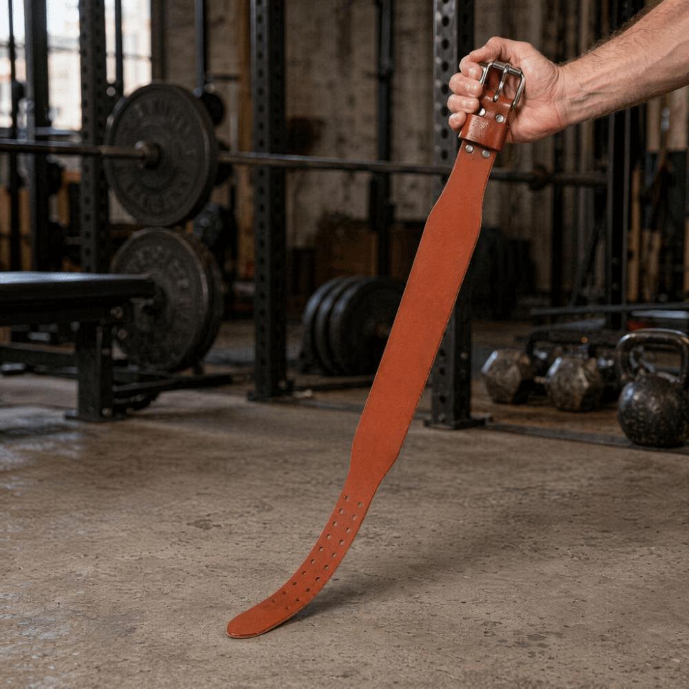 Full Grain Cowhide Weightlifting Belt Adjustable Full Grain Cowhide Gym Workouts