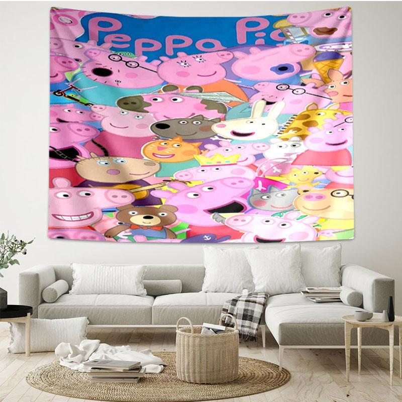 Cartoon animation Print Tapestry - Portable Wall Decor Cloth, for Home, Dorm, Travel, Bedroom, Living Room - Ideal Birthday Housewarming Gift