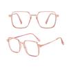 Photochromic Anti Radiation large frame Glasses Shades Transition Eyeglasses Korean Replaceable Lens women resistant Glare flat mirrors Eyewear