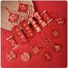 Chinese Wedding Hanging Card Pendant for Festive Decoration - Red Happiness Tree Bonsai
