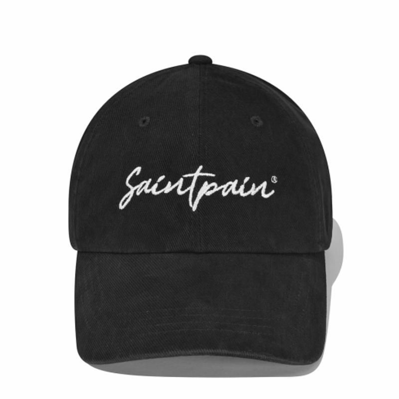 SAINTPAIN SP CALLY LOGO BALL CAP-BLACK