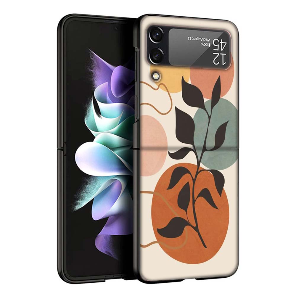 Abstract Women Face Line Phone Case For Samsung Galaxy Z Flip7 Flip6 5G Flip5 Flip4 Flip3 ZFlip 7 6 3 4 5 Shockproof Back Cover