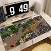 Heroes of Might and Magic Tappetino per Mouse con Mappa XXL Gomma Antiscivolo Tappetini per Mouse Tastiera Accessori da Gioco Tappetino Mouse xmm