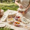 Stackable Food Storage Box Large Capacity Bread Box Fruit Vegetable Storage Container Refrigerator Plastic Fresh-keeping Box