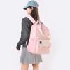 Color Block Student School Bag Women Large Capacity Backpack Ridge Protection Bag