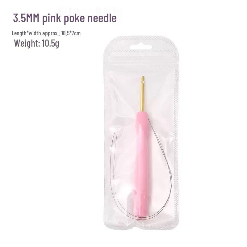 Russian Punch Needle Yarn & DIY Embroidery Tool for Cross Stitch & Coarse Weaving