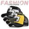 Cap Baseball Animal Leopard Embroidered Duck Tongue Cap Curved Brim Hat Net