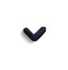 1.5cm Black Artistic Script Embroidered Letters Iron-On Patches - Set of 26