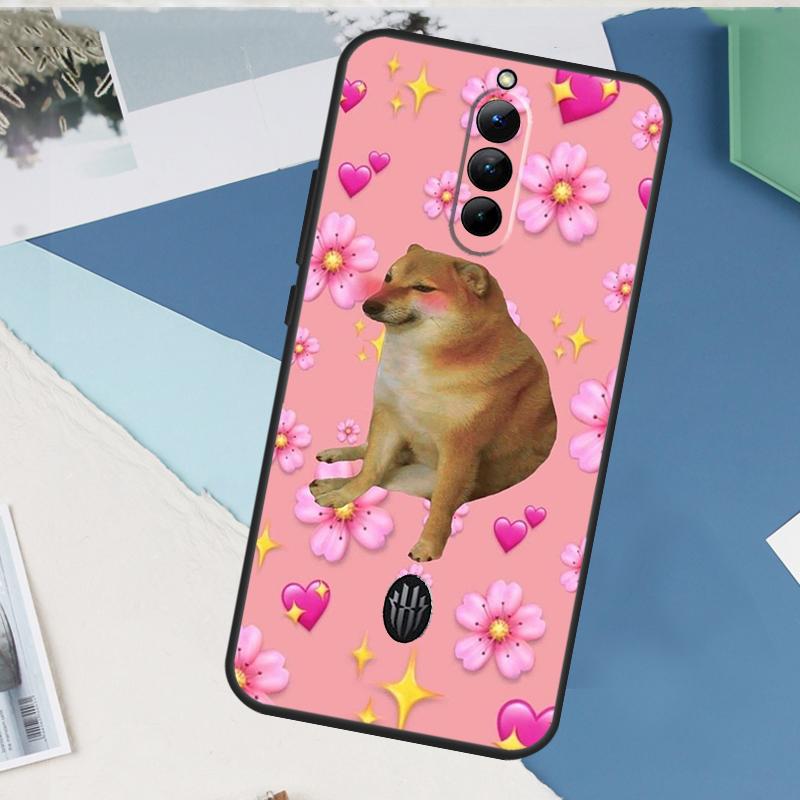 Funny Cheems Doge For Nubia Red Magic 10 Pro Plus 6 7 8 9 Pro 6S 7S 6R 5G Case For RedMagic 8S 9S Pro Plus