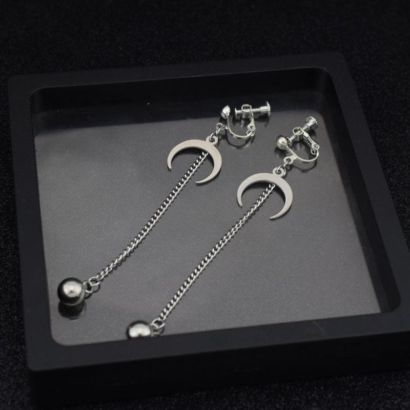 

Новая цепочка для ушей в виде косточки, цепочка для ушей, индивидуальная бижутерия для девушек, серьги из нержавеющей стали в стиле Харадзюку в стиле хип-хоп