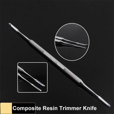 Dental Double Ended Wax Carver Mixing Knife Stainless Steel Filling Tool Resin Trimmer
