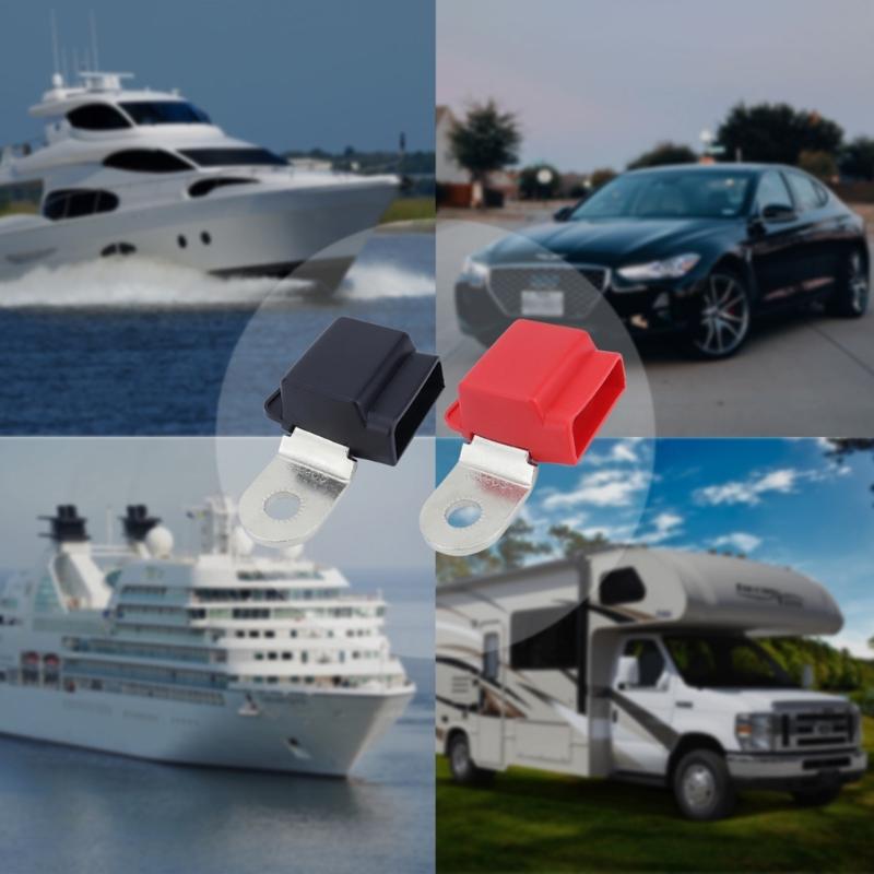 2340 Battery Terminal Mount Marine Spare Parts Positive and Negative for RVs 32V 100A Tin-plated Copper BusBars