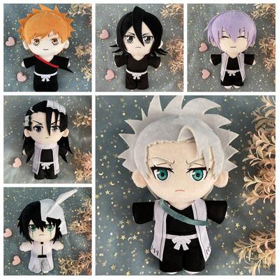 20 cm Anime BLEACH Plüschpuppe Kurosaki Ichigo Kuchiki Rukia Kuchiki Byakuya Ichimaru Gin Stofftier Junge Baumwolle
